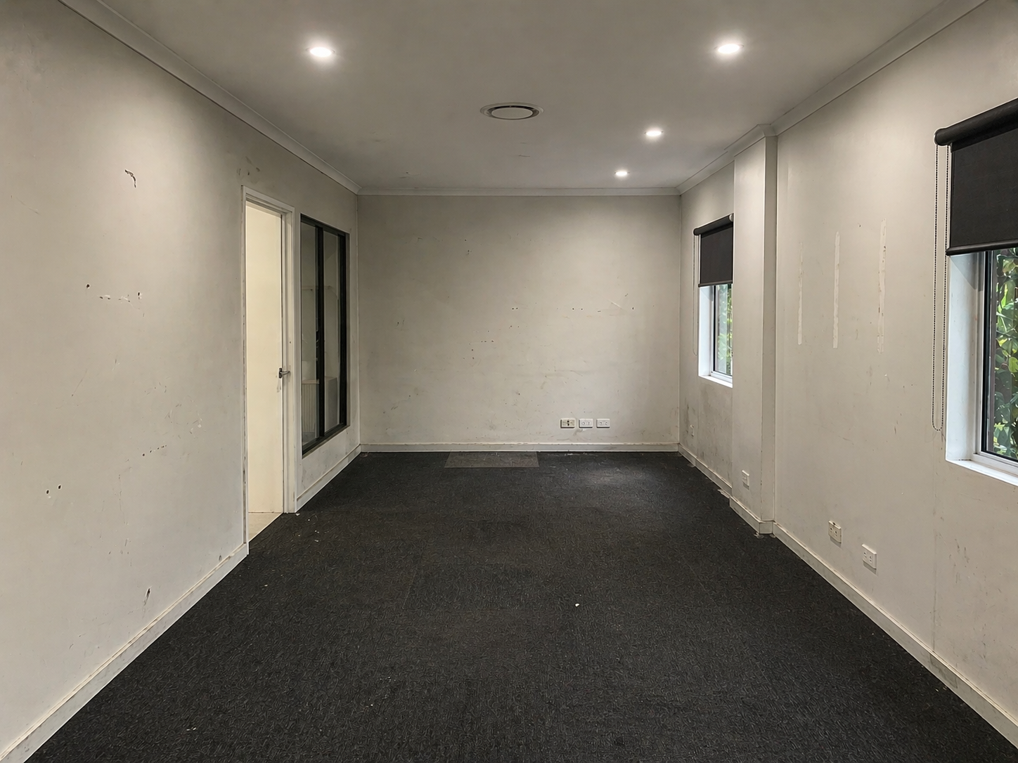 Office space before painting